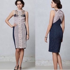 Byron Lars Lasercut Sheath Dress 10